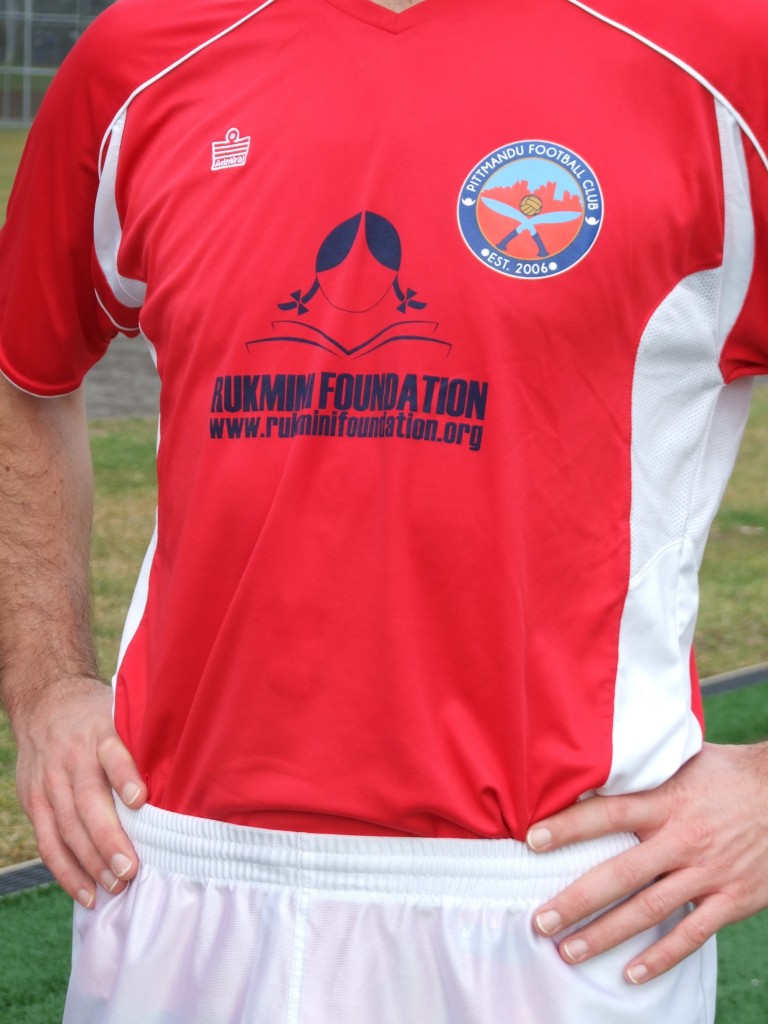 Pittmandu donated their support through their new jerseys