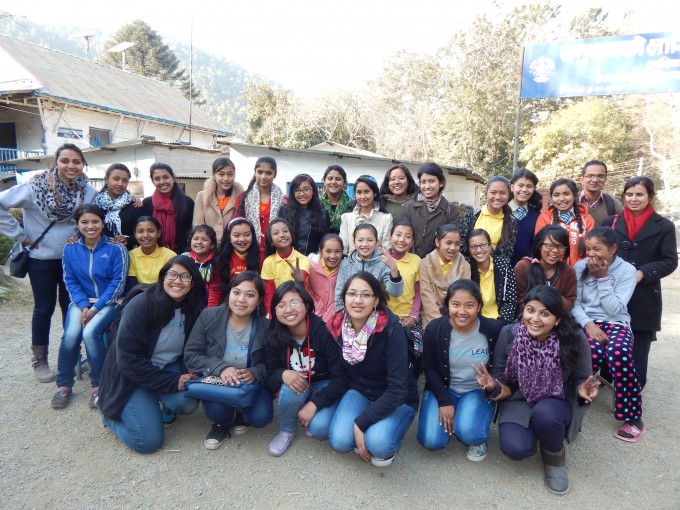 Group photo after a beautiful event. Thank you LitWorld, and Women Lead Nepal