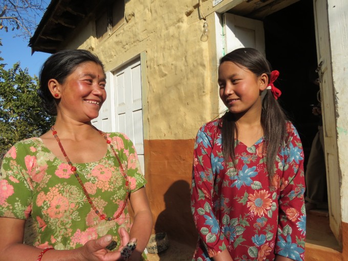 Pooja's Mother is All Smiles