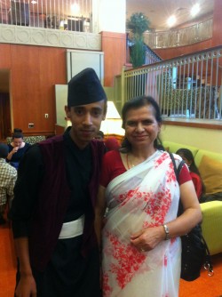 Meeting Pratik in person Pratik-with-RF-Chairperson