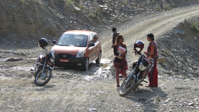 RF Team on the off road