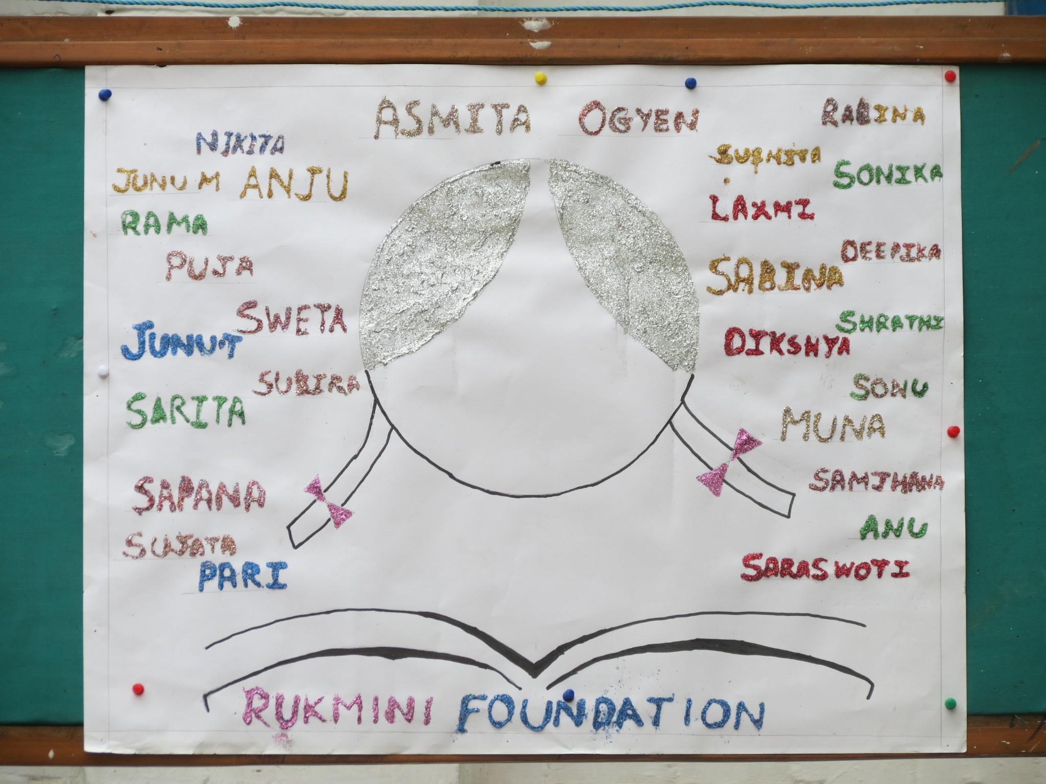 One of the new Scholars, Sweta Tamang created this design to commemorate the new class of 2013
