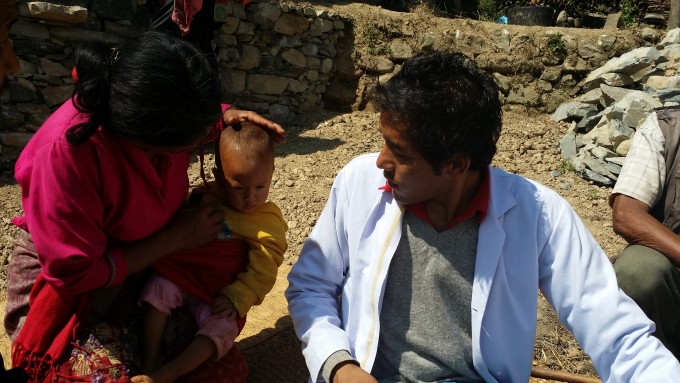 we also cured small child during our simpani camp