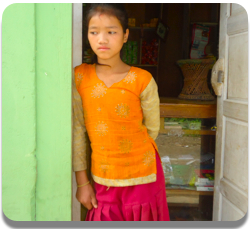 Daughters often miss out on school in poor countries like Nepal