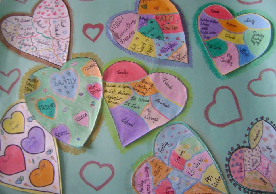 Drawing Heart Maps at LitClub Niharika