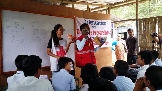 M. Dipesh and Ms. Isnikdha recalling GO BAG