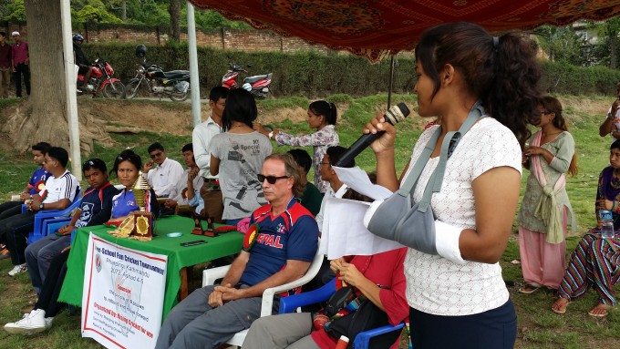Ms Sadikshya_Member of RCW_as Master of Ceremony