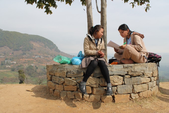 enthusiastic Kritika, during data collection by Arya didi2