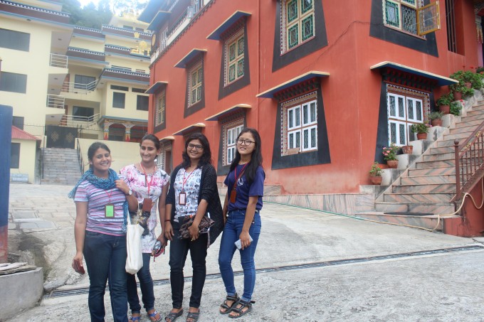 From left Prabritti, Shraddha, Prakriti, Ekata( mentors). Manisha , Bandana missing