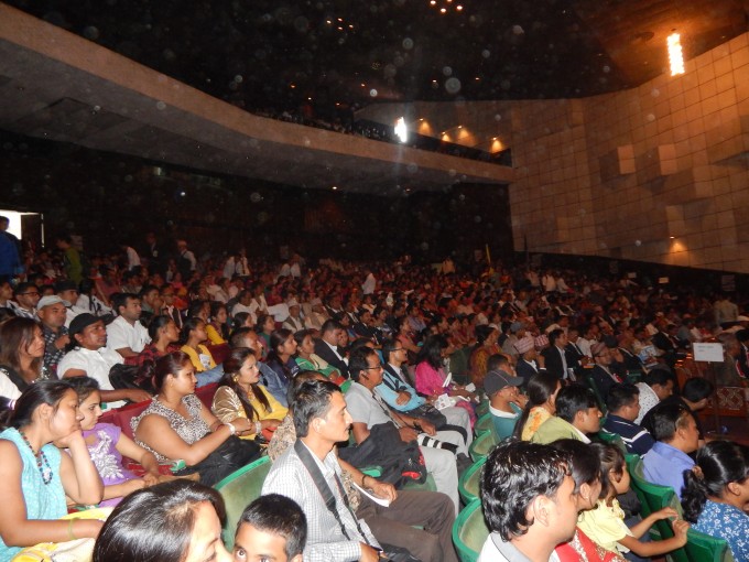 audience inside hall