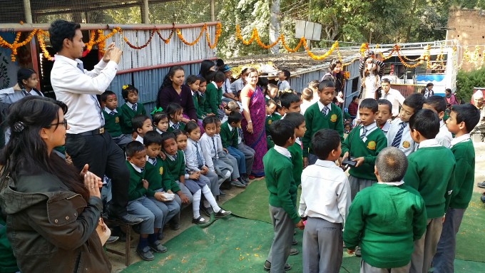 Deusi Bhailo Program at Primary section of shikharapur