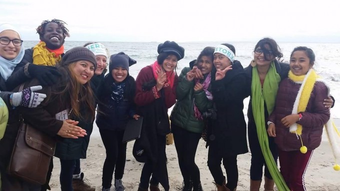 Girls at the Beach