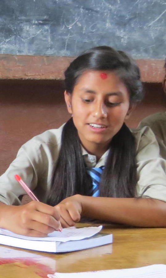 scholars of Setidevi Sokhel from left Salina Magar, Salina shrestha, saraswoti kc,kritika, sujata &saru