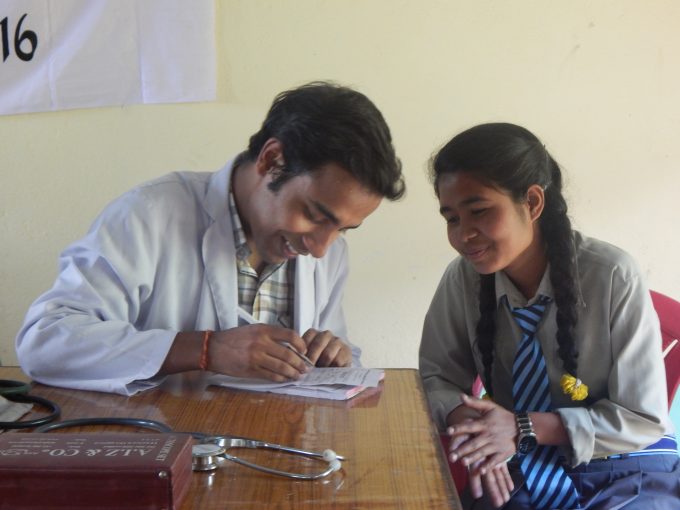 Asmita Mangrati, our new scholar meets the Doctor
