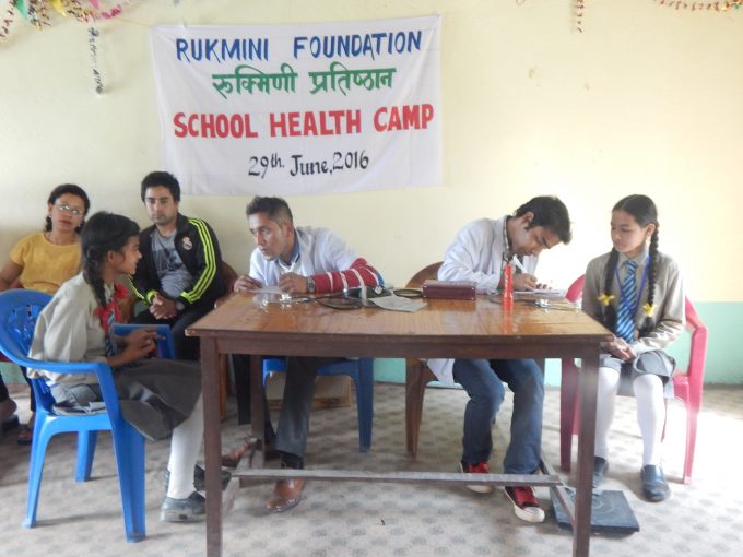 Rukmini Scholar Saru Shrestha finds a doctor at her own school