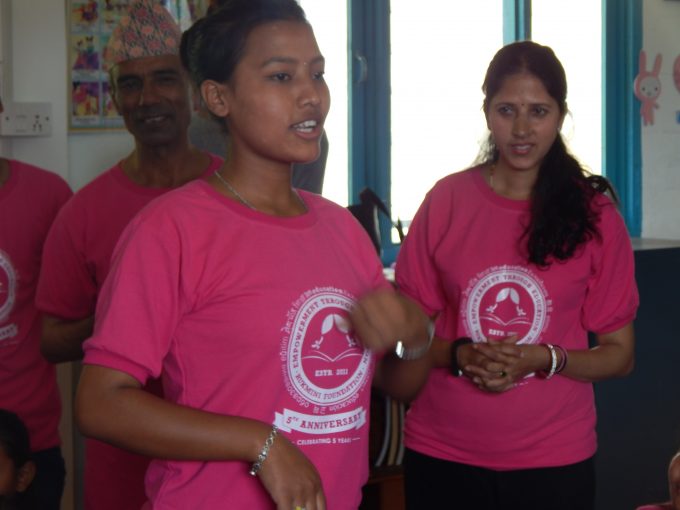 rabina-sharing-her-success-as-rukmini-scholar