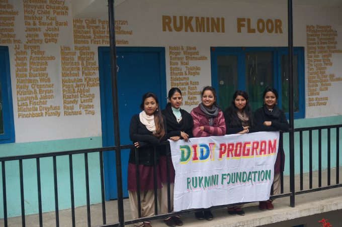 Didi Team with Didi Banner at Rukmini Floor