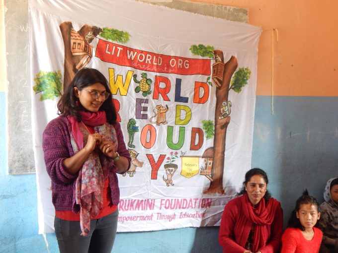 Reading aloud with a community school