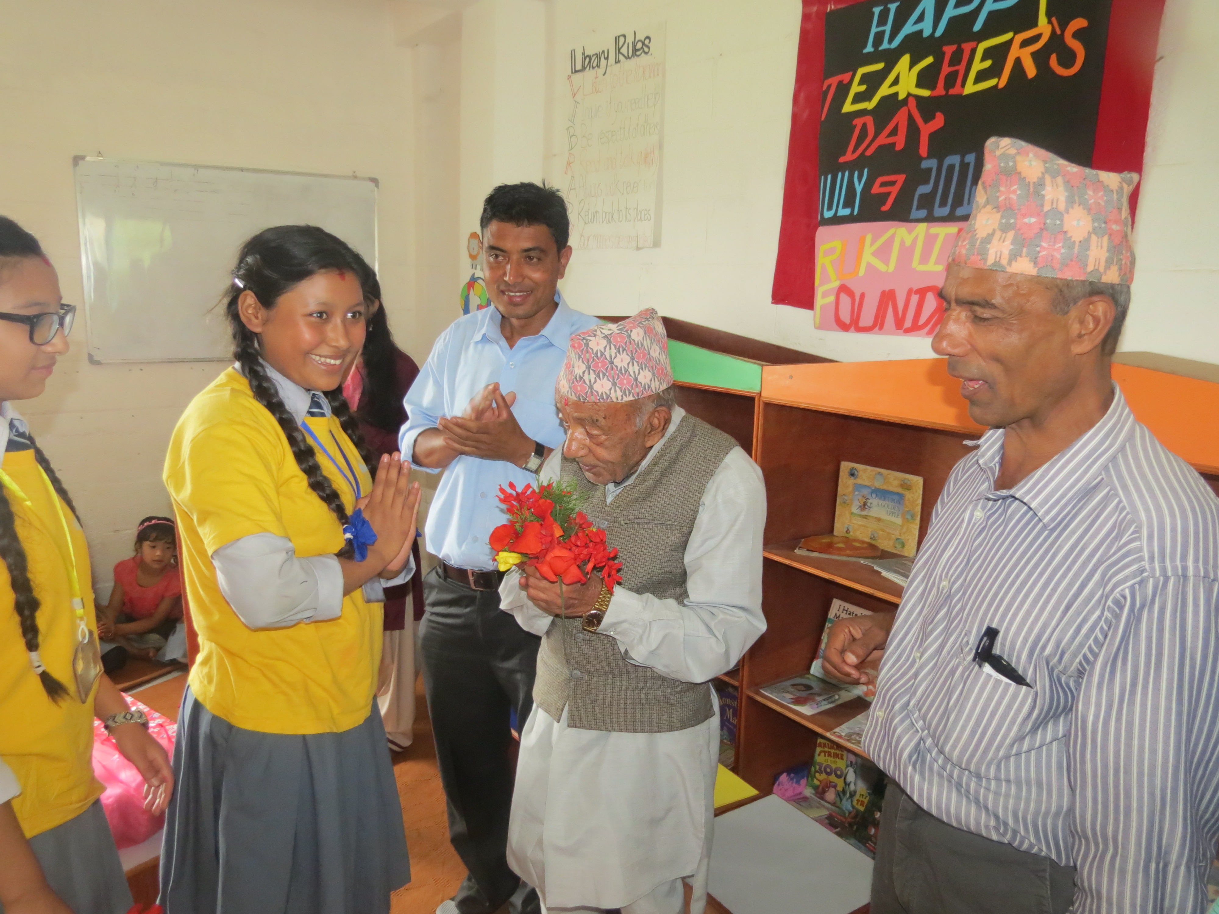 Honoring Gurus (Teachers) in Nepal