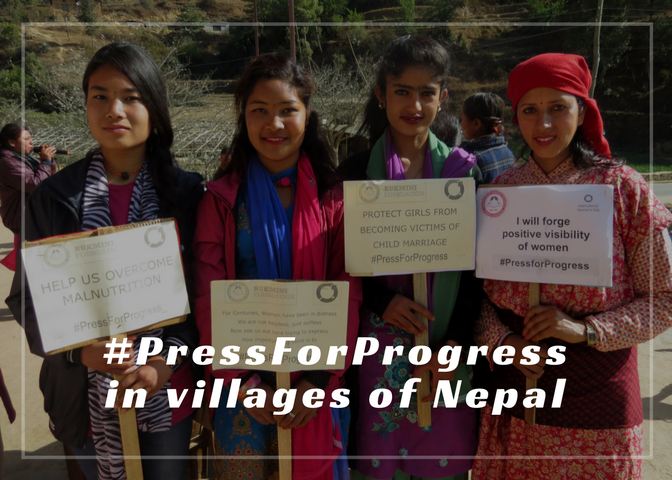 Celebrating IWD and Pressing for Progress in our village communities