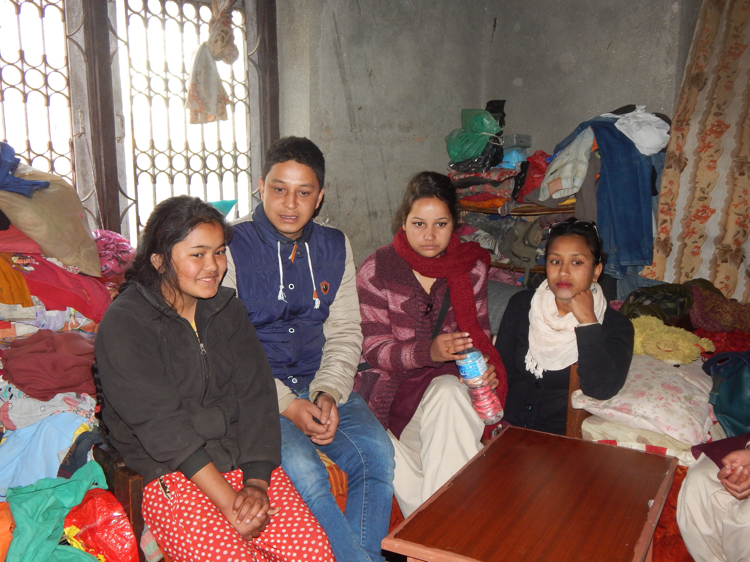RF didi and dai with Shreejana's house