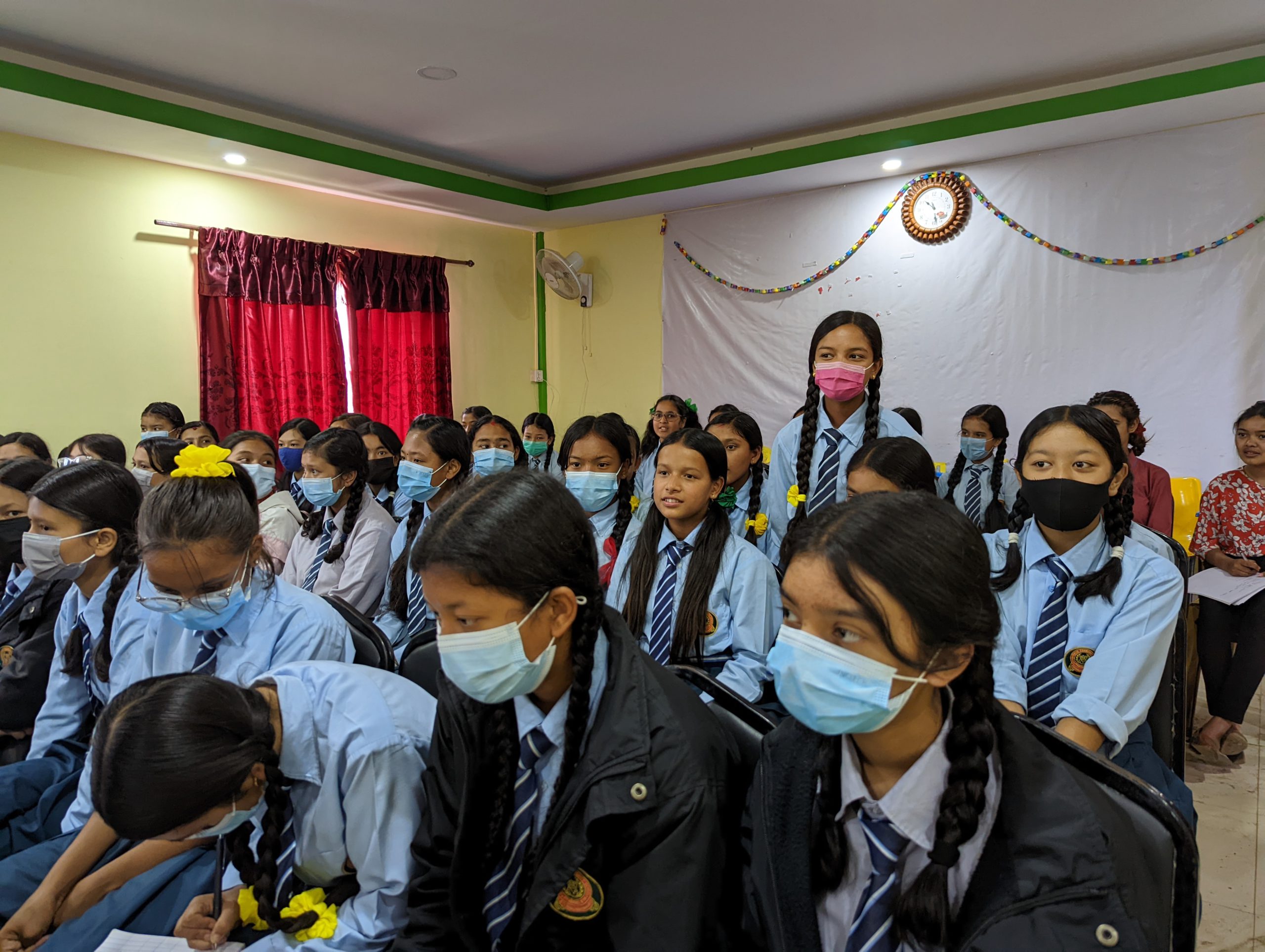 Safalta sharing her knowledge about Menstruation