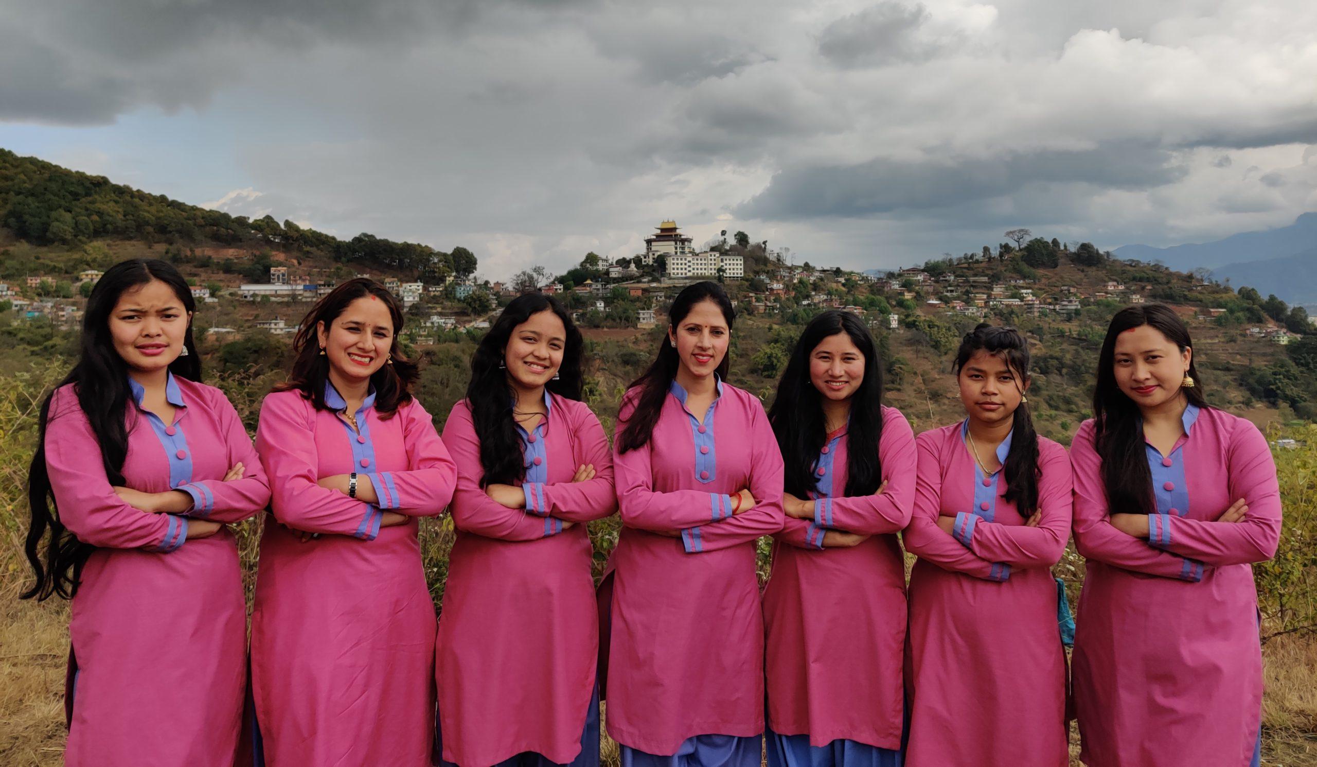 Sirjana, Deepa, Tamanna, Usha, Sabina, Ranjana and Roshani