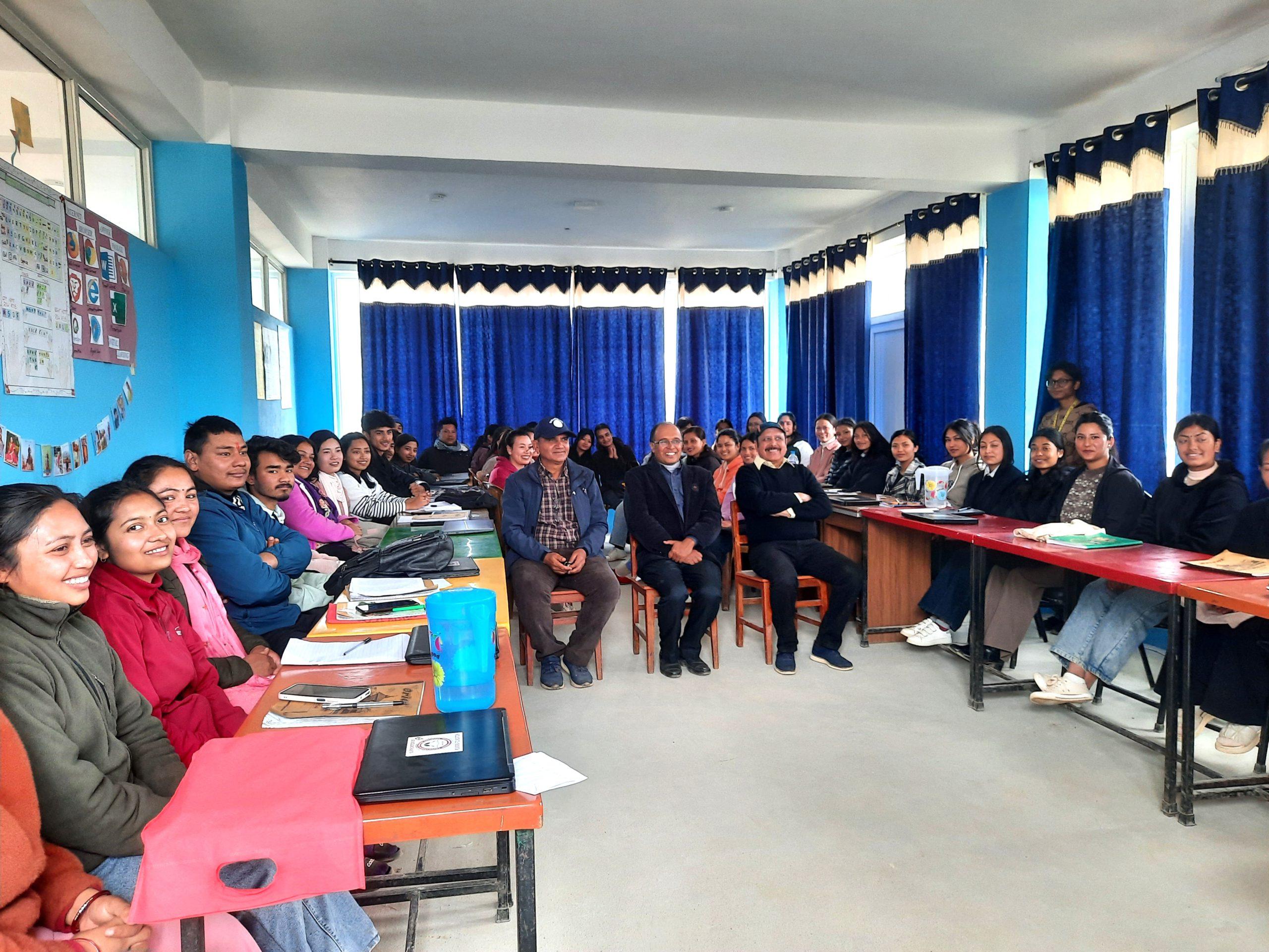 Group Photo of Trainees and Trainer Raj Tribedi