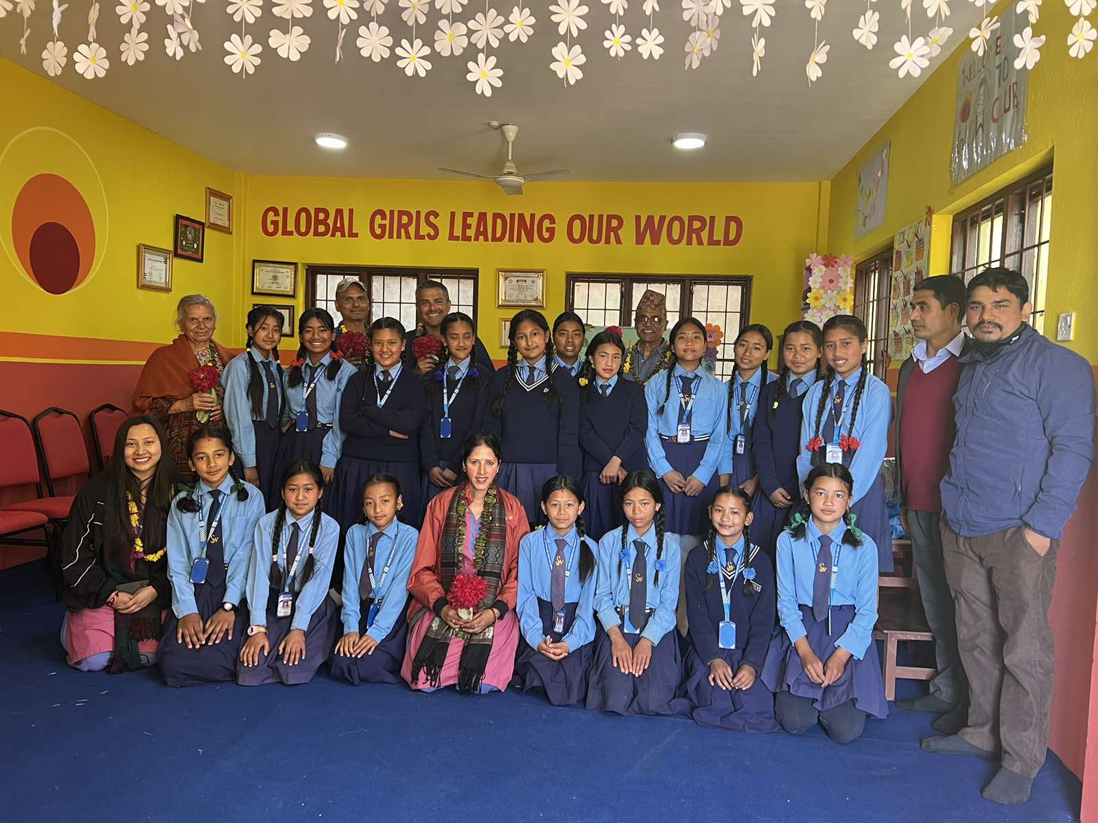 Rukmini team visited the Setidevi Glow Club, Sokhel
