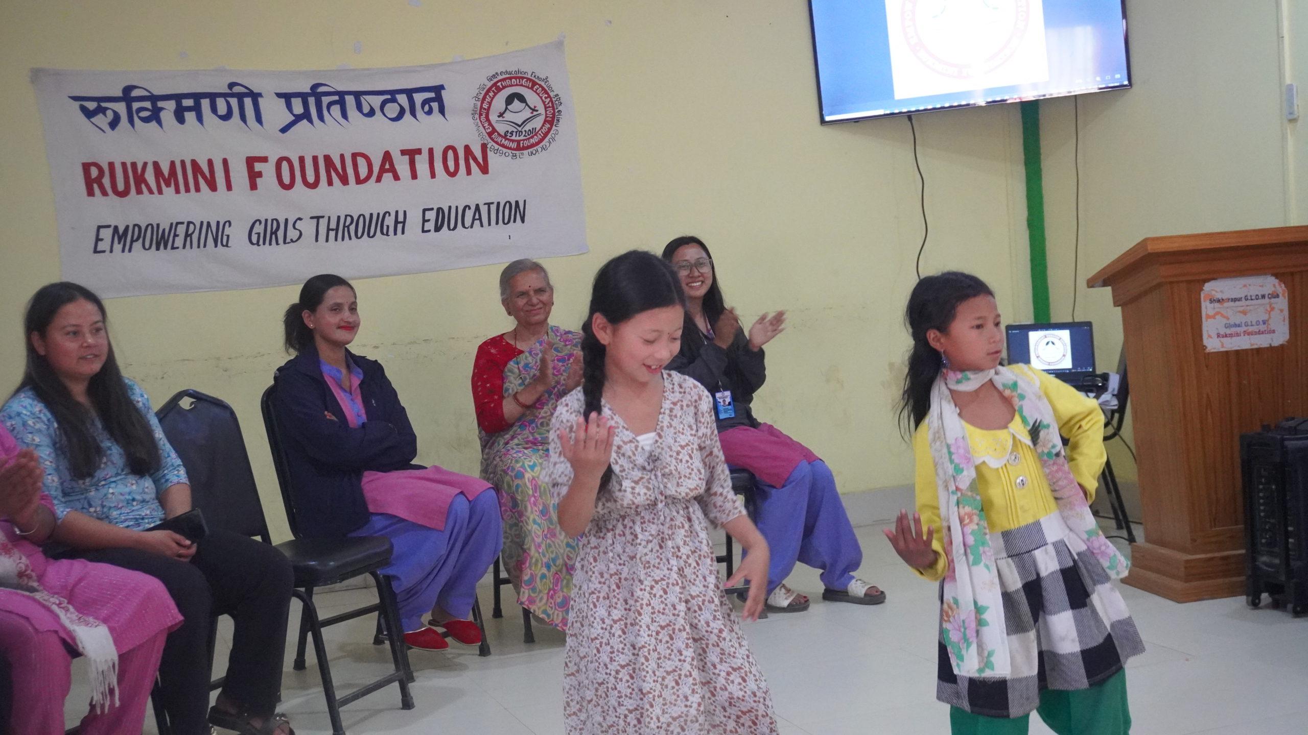 Swostima and Priyanka showing their dance