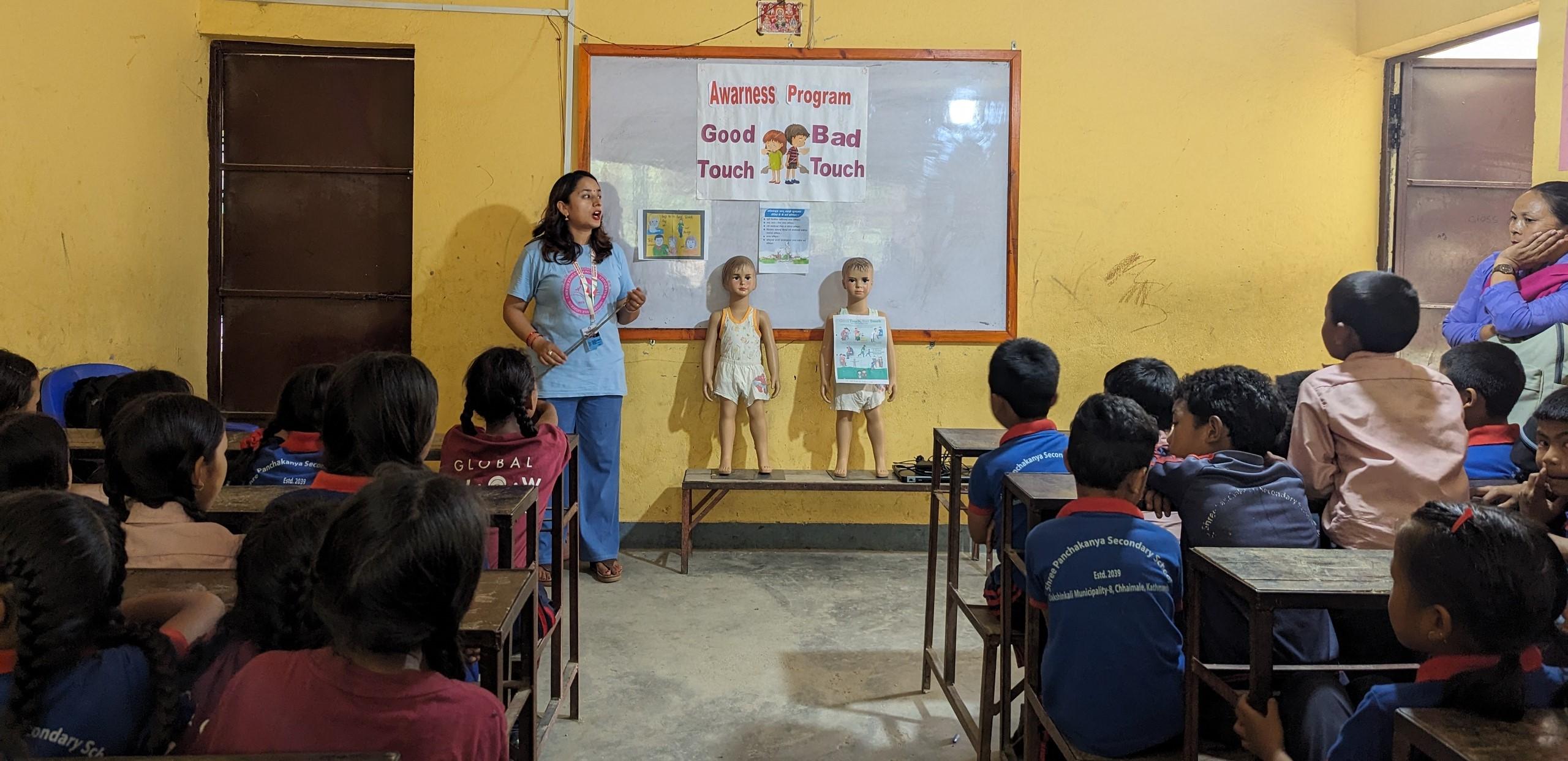 Dipa didi explaining the purpose of visit