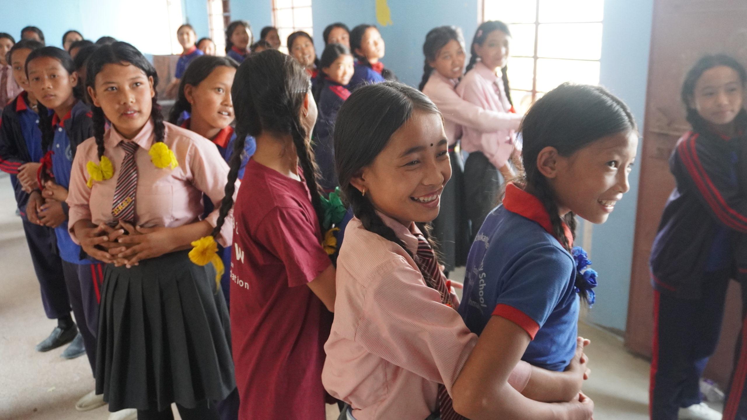 Students are practicing the Techniques