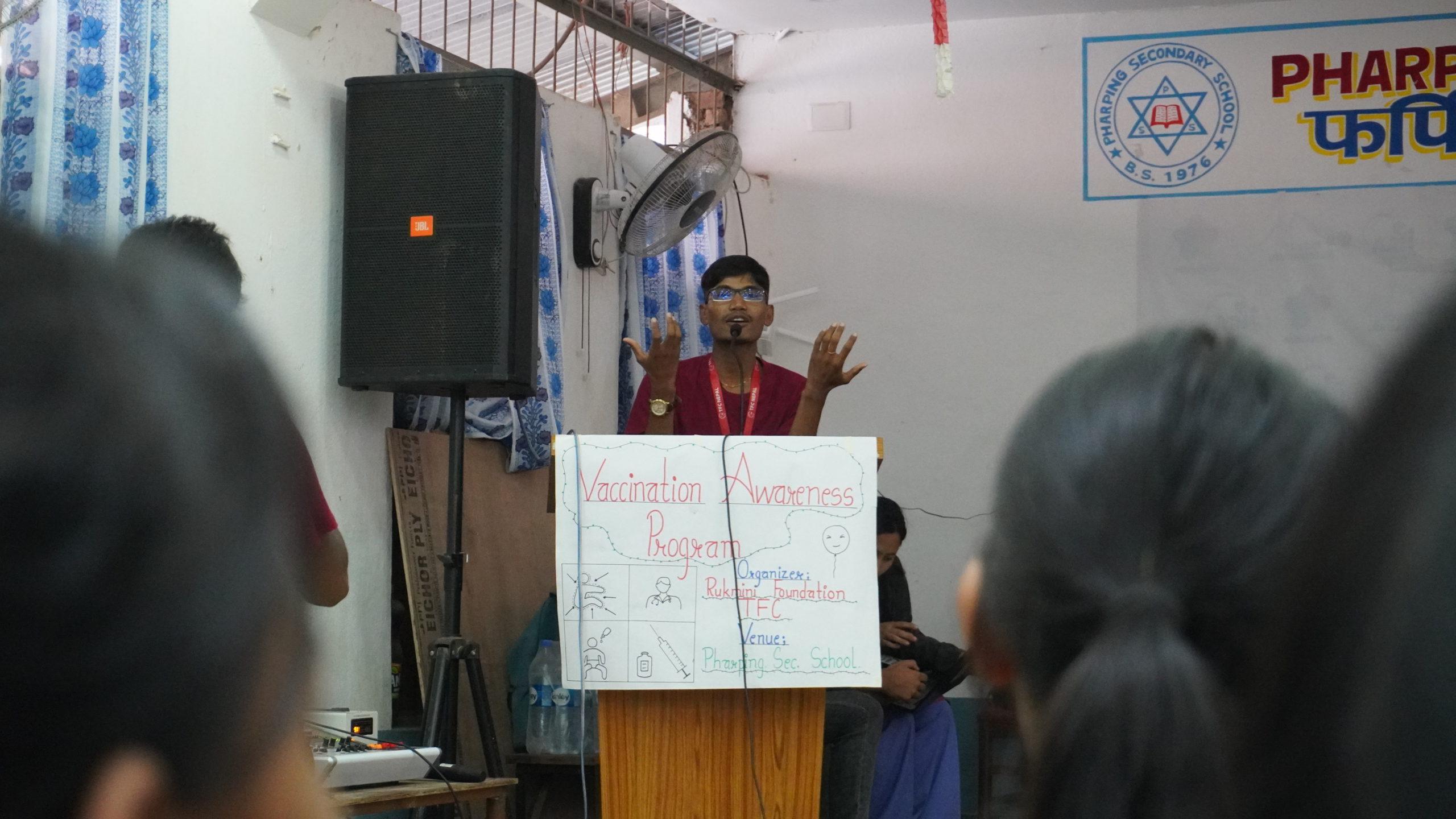 Resource Person Tularam tell the story of horse Raja_
