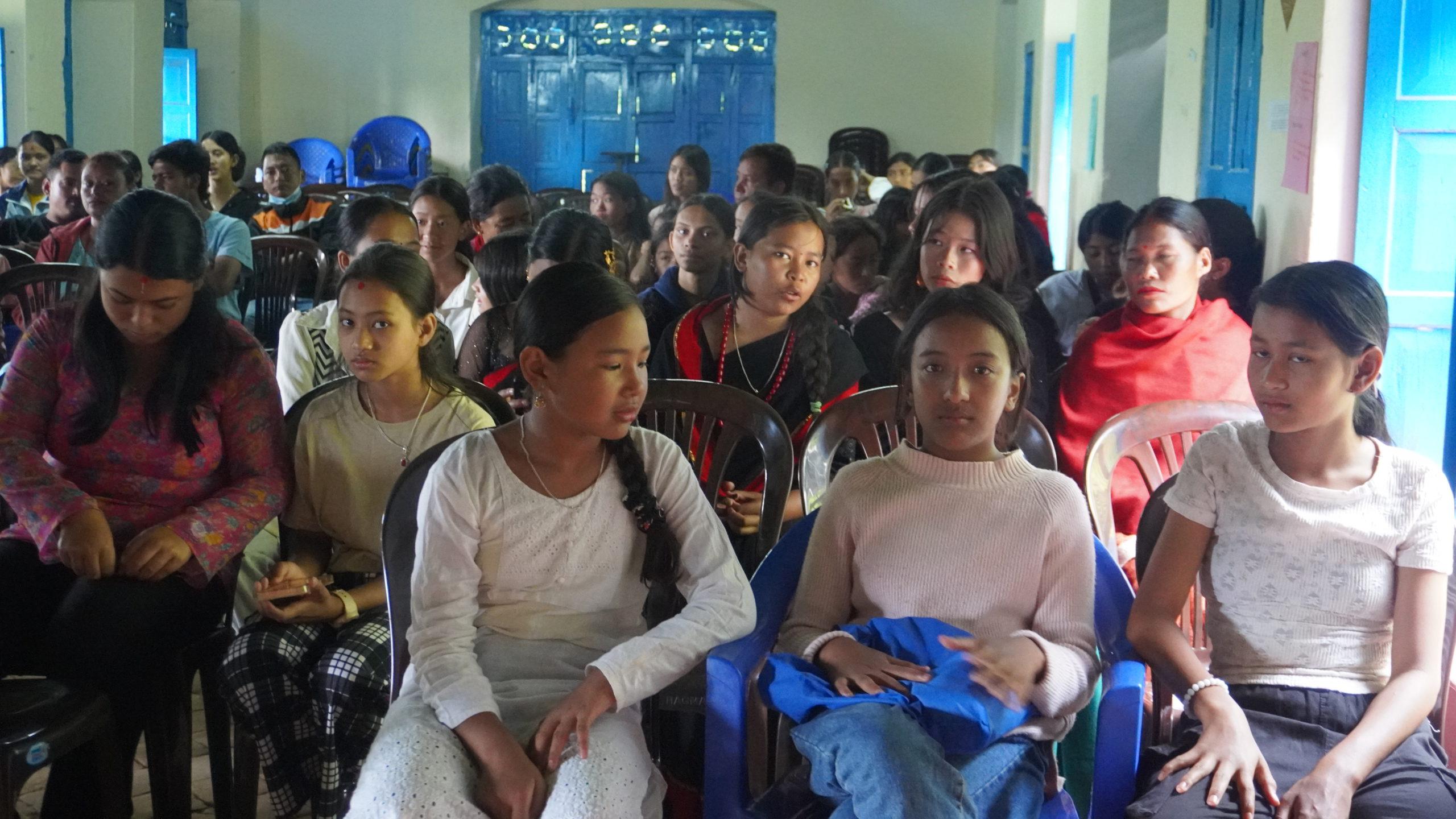 Bahinis participating in the program