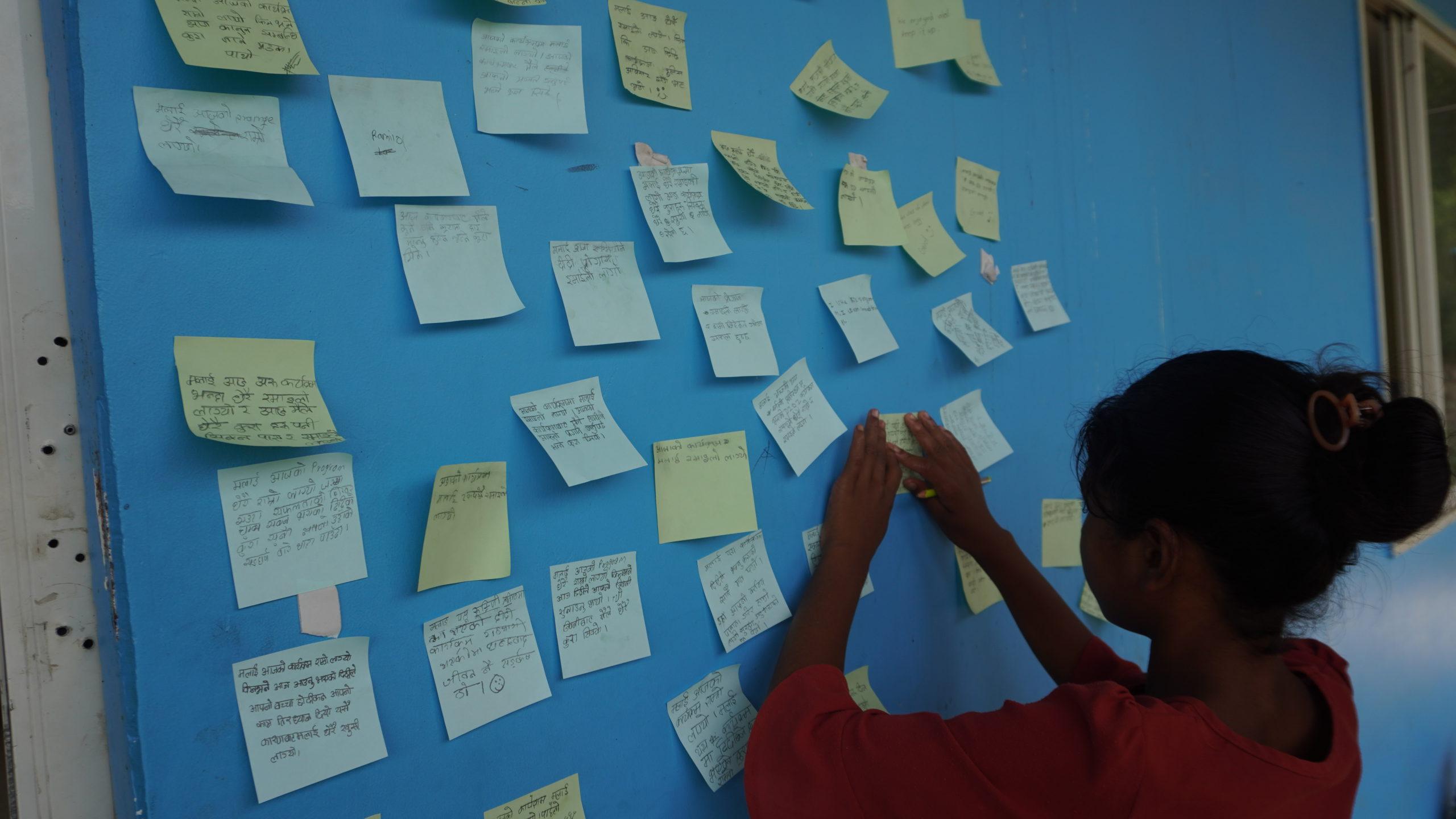 Sharing her learnings through writings