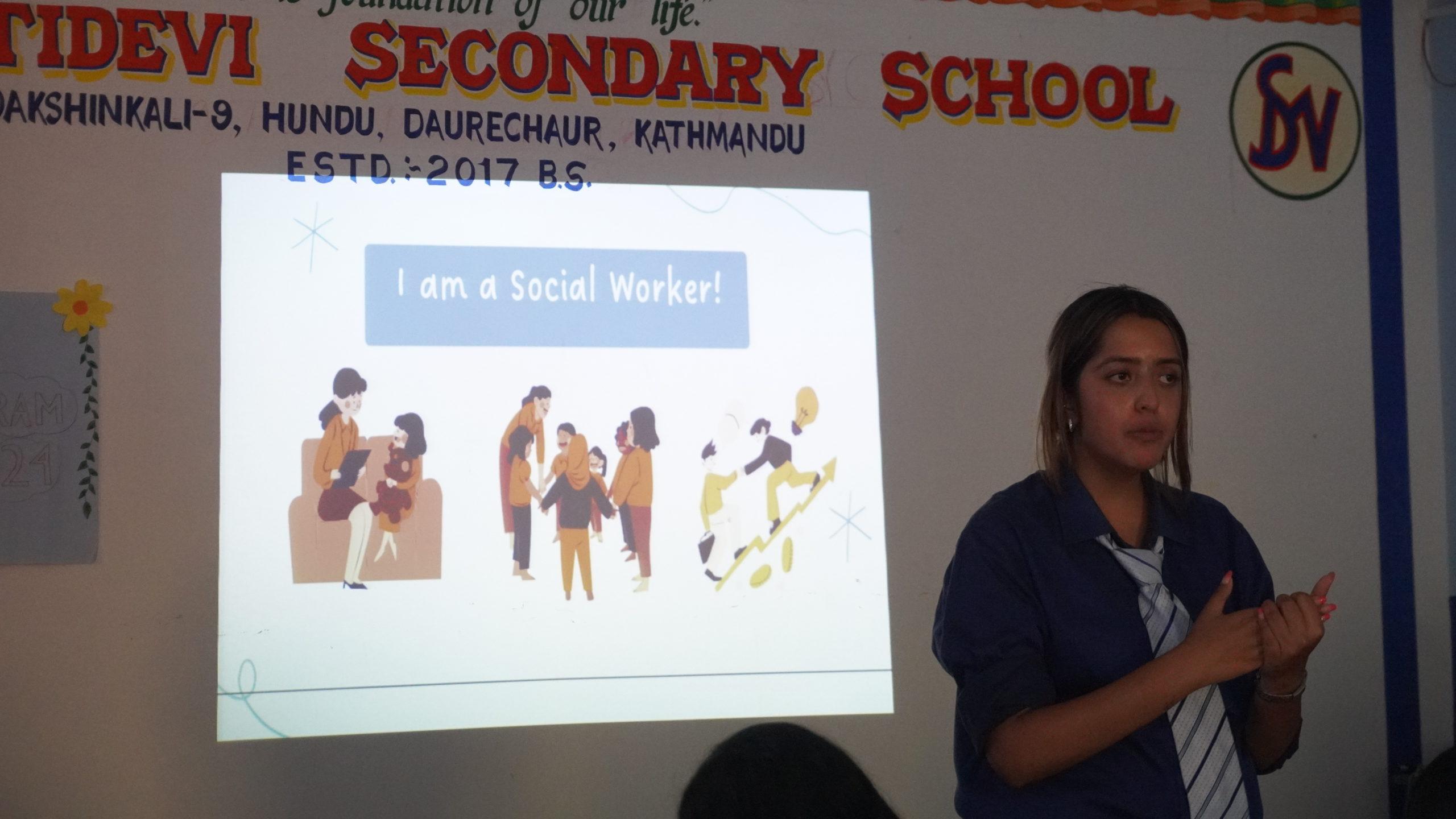 Introducing social work profession by Brinda didi_