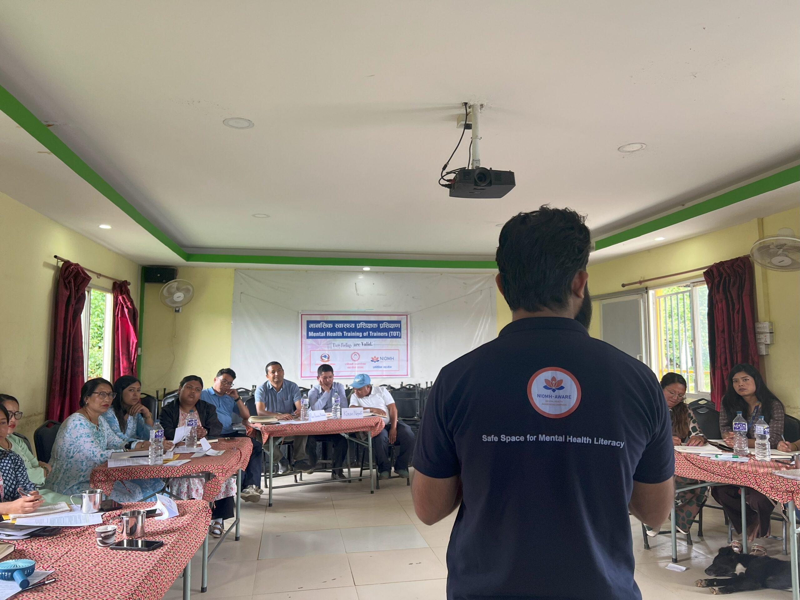 Trainer Kapil Sharma leading the session