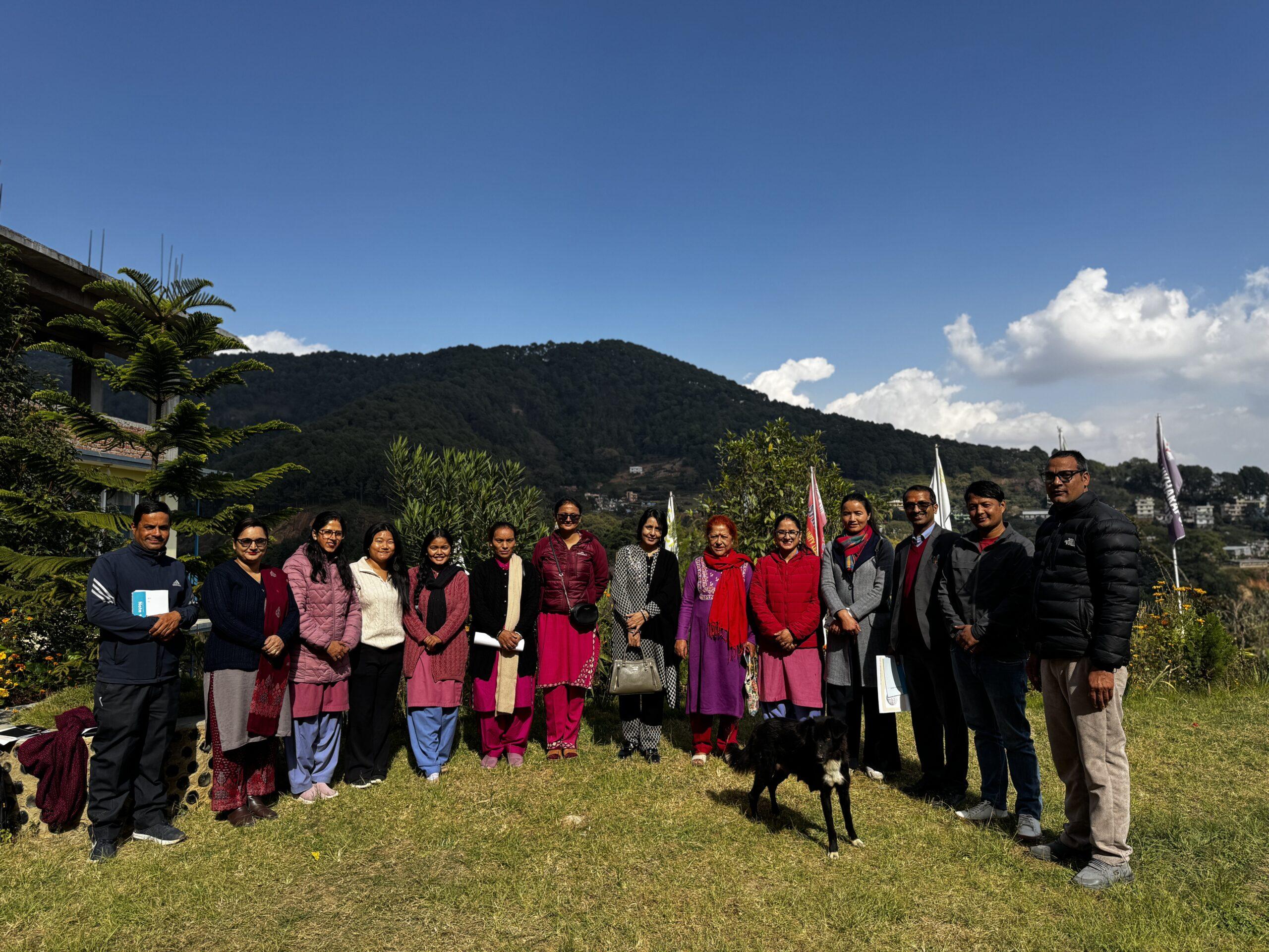 Group Photo of teachers, Rukmini Staff and trainer, staff from Rotary Club during _An Orientation on My Career Plan_ Program