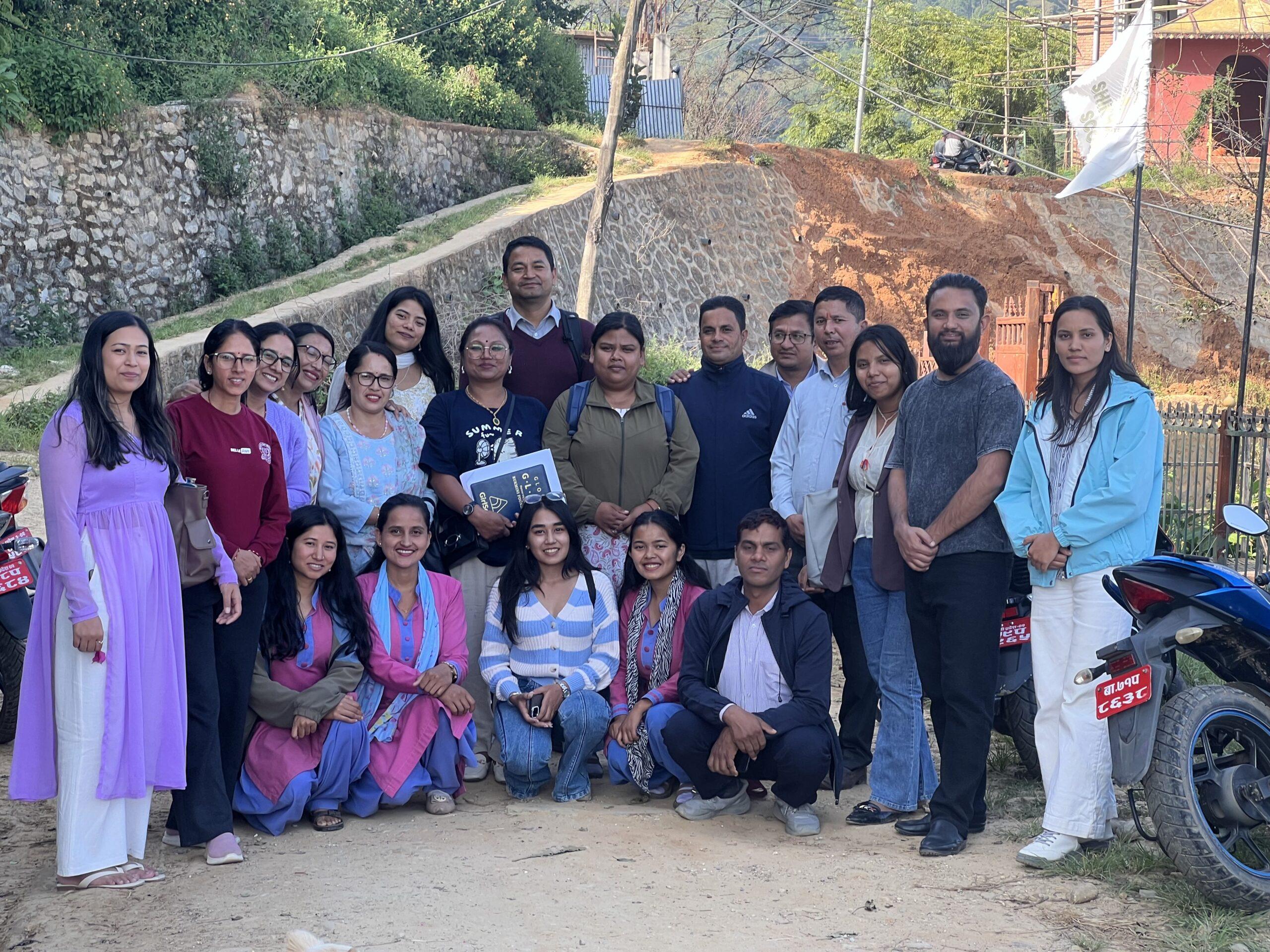 Group Photo of Mental Health Training including Rukmini Didis,Teachers of different partner school and trainers
