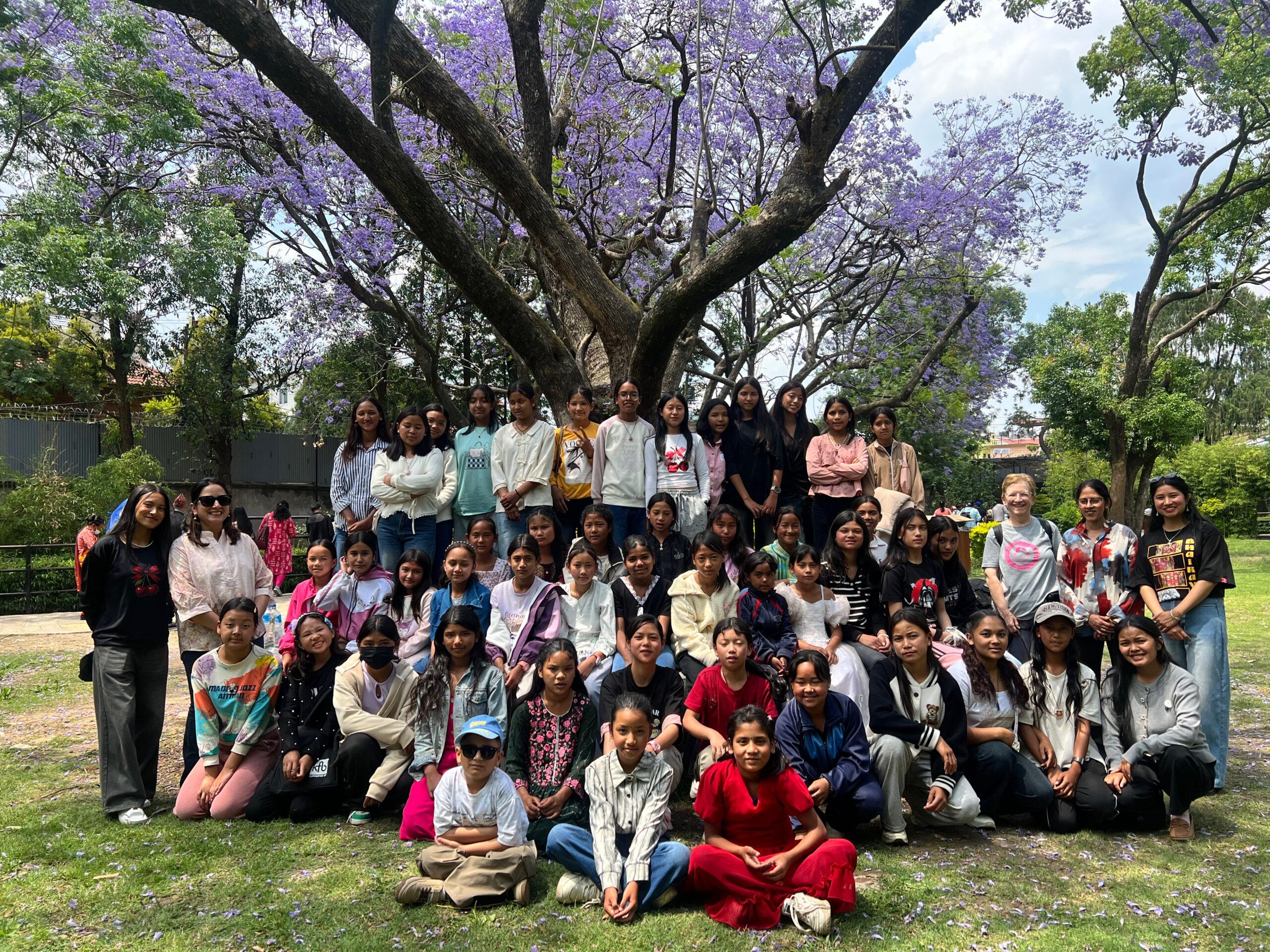 A group photo taken at the Central Zoo